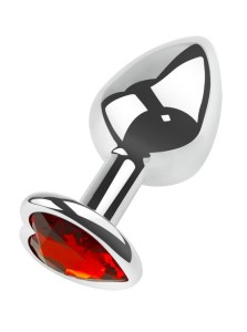 Silver heart medium- AT 1086- 3